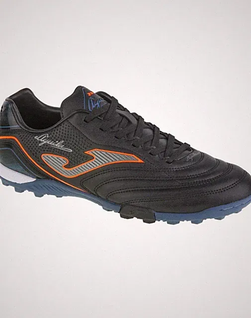 Joma Aguila 2401 Turf Soccer Shoes - Black/Orange