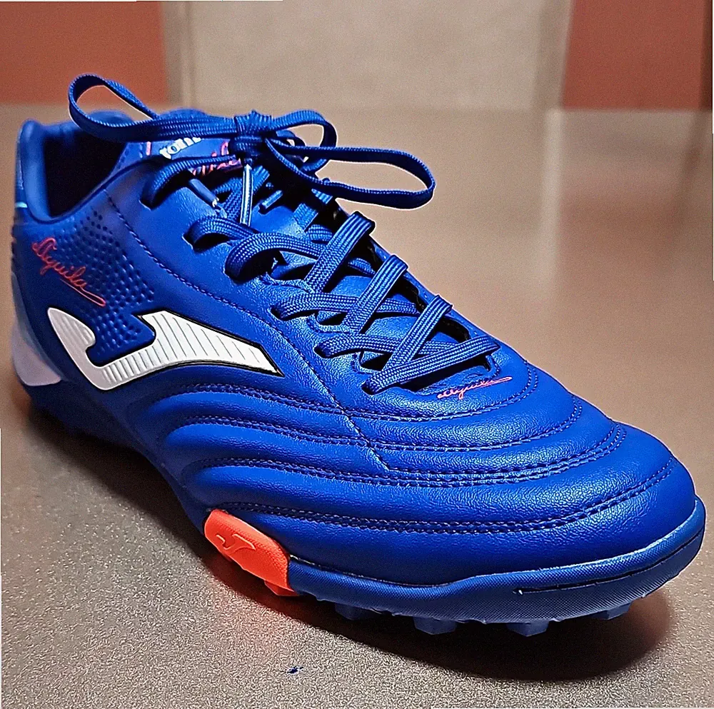 Joma Aguila 2504 Royal Turf Soccer Shoes Lace-Up Low Top AGUS2504TF Blue