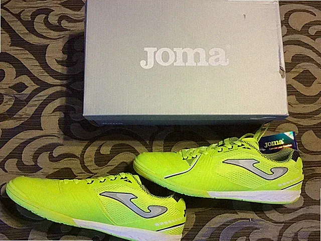JOMA DRIBLING LEMON FLUOR INDOOR SOCCER SHOES MEN-11.5 EUC-45 New In Box