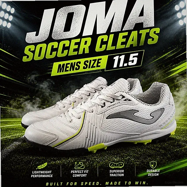 Joma Dribling Turf Soccer Shoes Indoor Sneakers White DRIS2502TF Mens 11.5