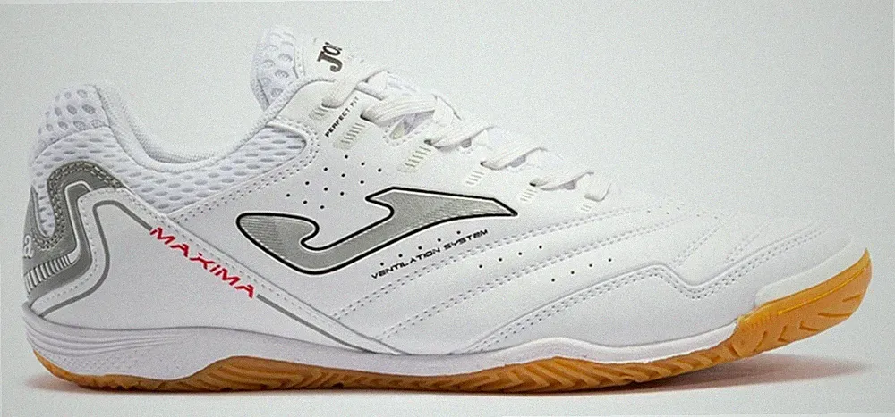 Joma Maxima 2302 MAXW2302IN Indoor Futsal Soccer Shoes White Men 12