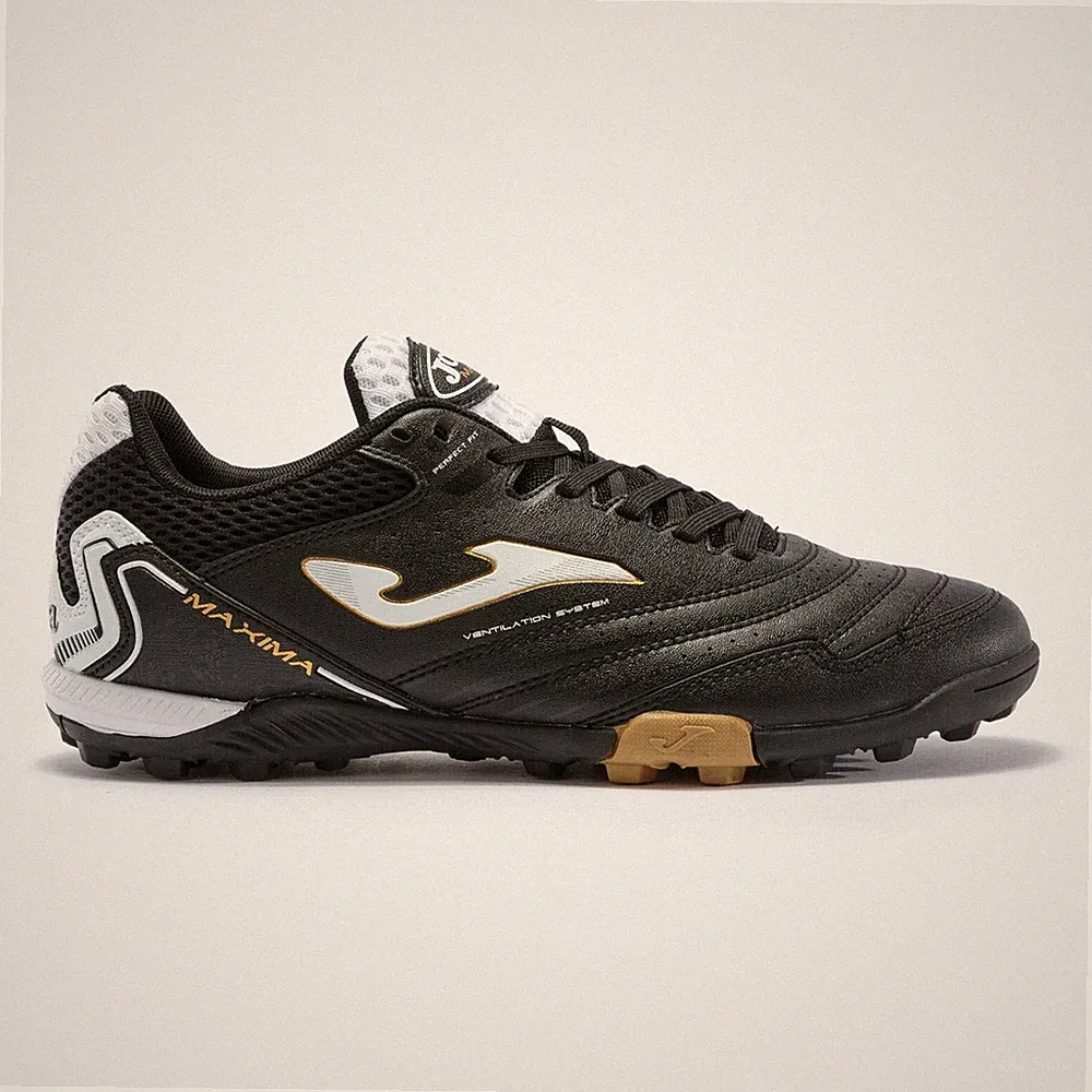 Joma Mens 2101 Maxima Black White Turf Soccer Cleats BRAND NEW