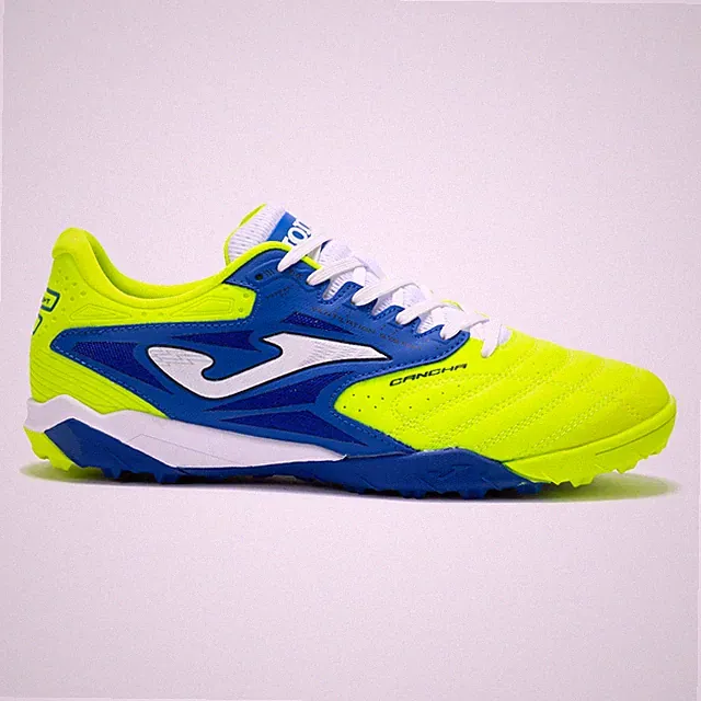 JOMA Mens Outdoor Indoor Cancha 2511 CANS2511TF Lime Fluor Soccer Cleats