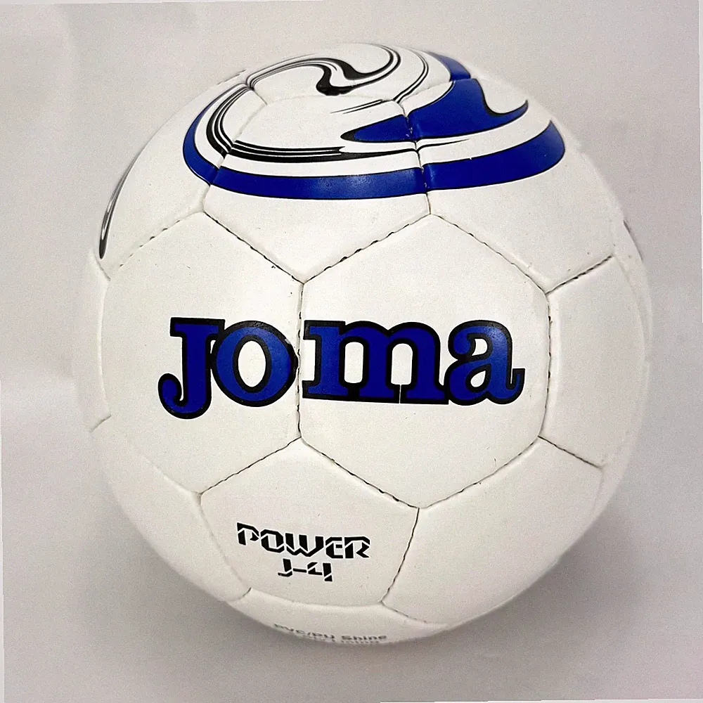 Joma Power J-4 Futsal Indoor Soccer Ball Size 4 White Blue Taiwan Butyl bladder