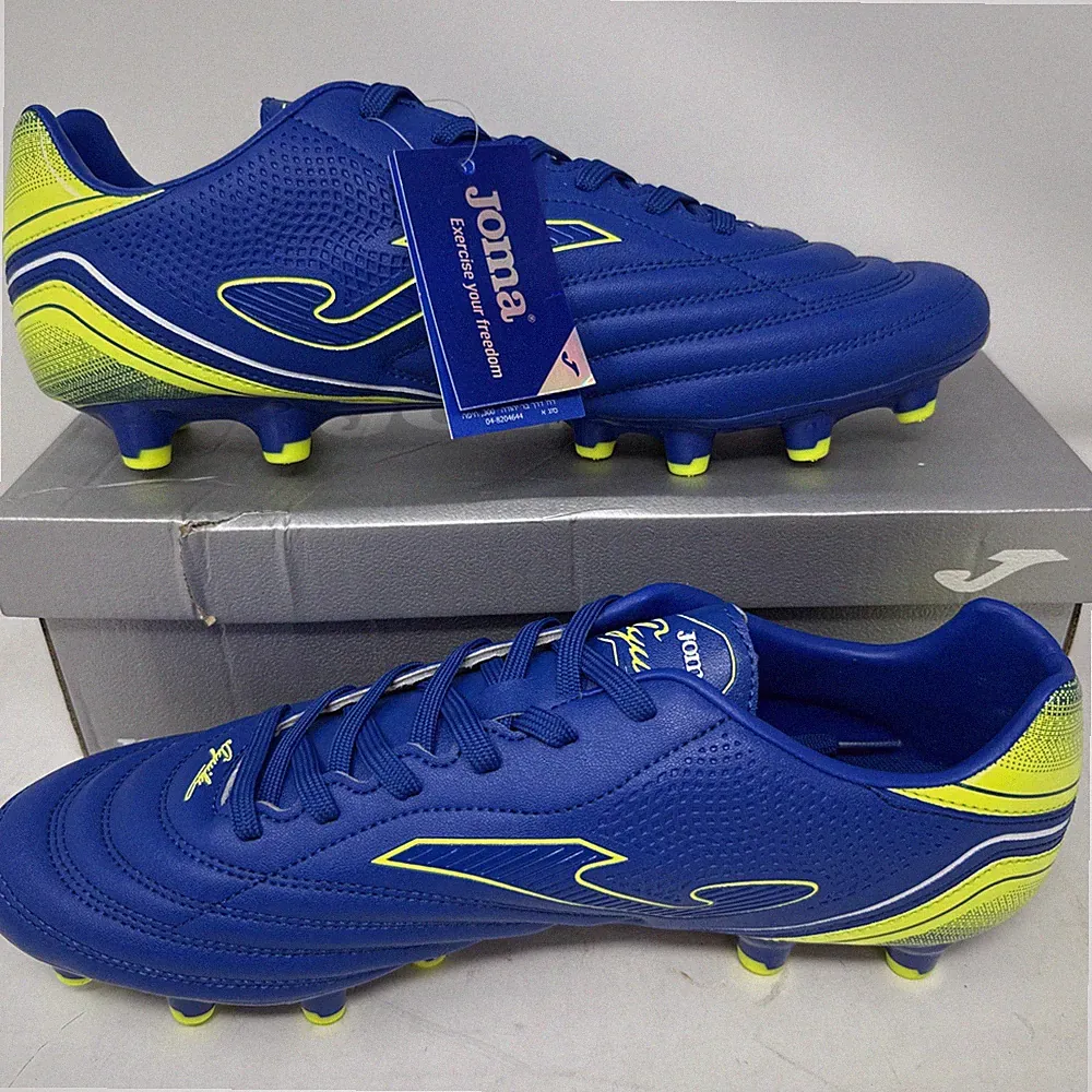 Joma Soccer Cleats BOOTS AGUILA 2204 FIRM GROUND FG ROYAL BLUE US 11.5 EUR 45
