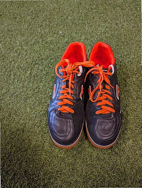 Joma Top Flex 201 Indoor - Black/Orange/White