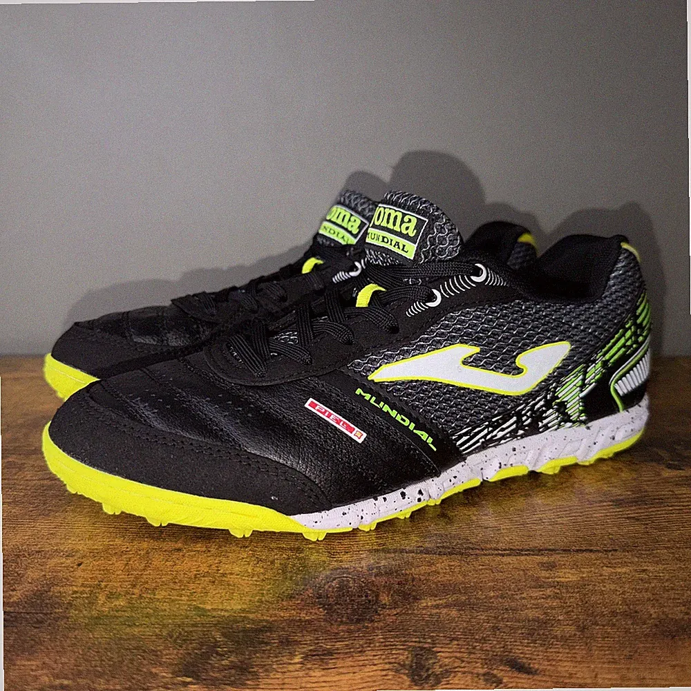 Joma Turf MUNW2201 Mundial Piel 2201 Black Turf Size 6.5 US