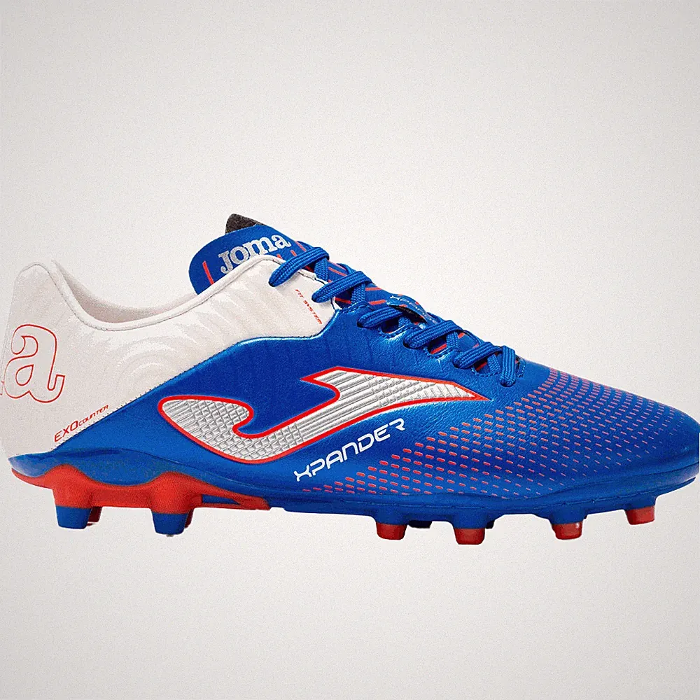 Joma Xpander 2204 Royal Firm Ground Soccer Cleats FG Multi‑Stud Football Boots