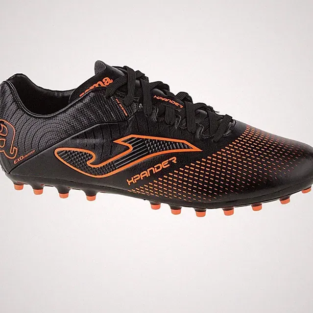 Joma Xpander 2301 Black Orange Firm Ground Soccer Cleats FG Multi‑Stud Size 7