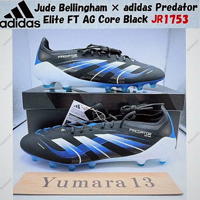 Jude Bellingham × adidas Predator Elite FT AG Core Black JR1753 Men's Size