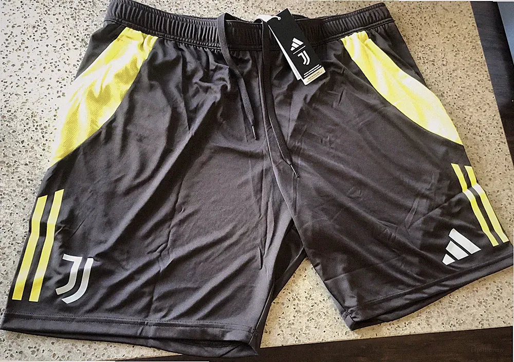 Juventus FC UEFA Brown 24/25 Adidas Training Soccer Shorts Zip Pockets NWT 2XL