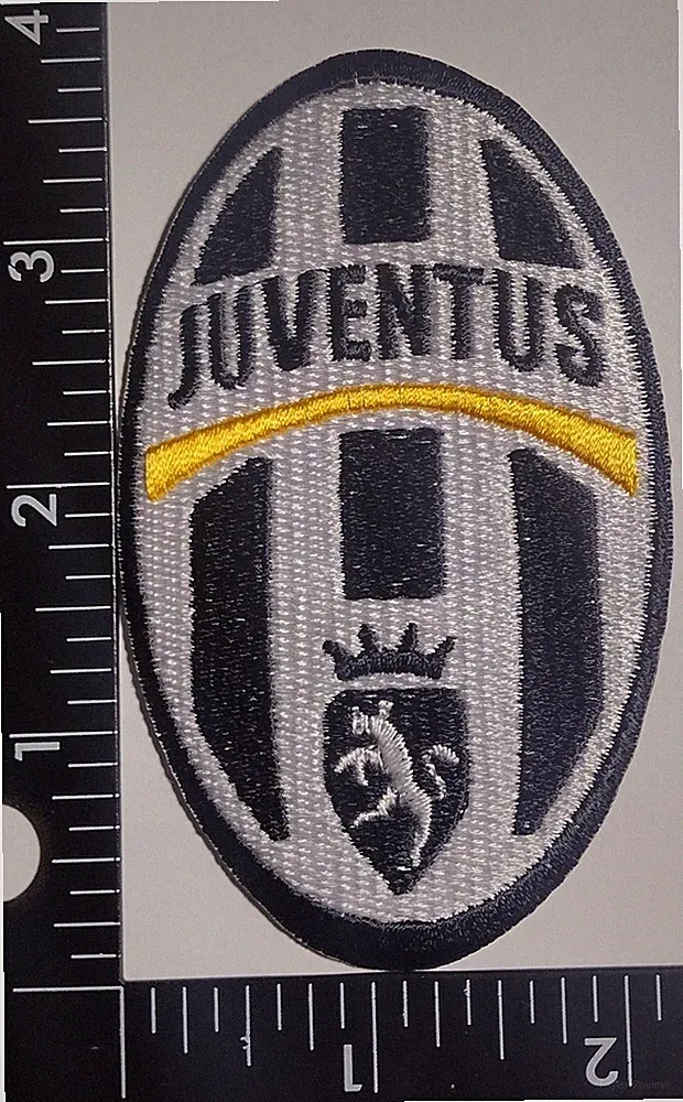 JUVENTUS Patch football soccer UEFA Italy Juve Jersey Del Piero TIFOSI Est. 3.5"