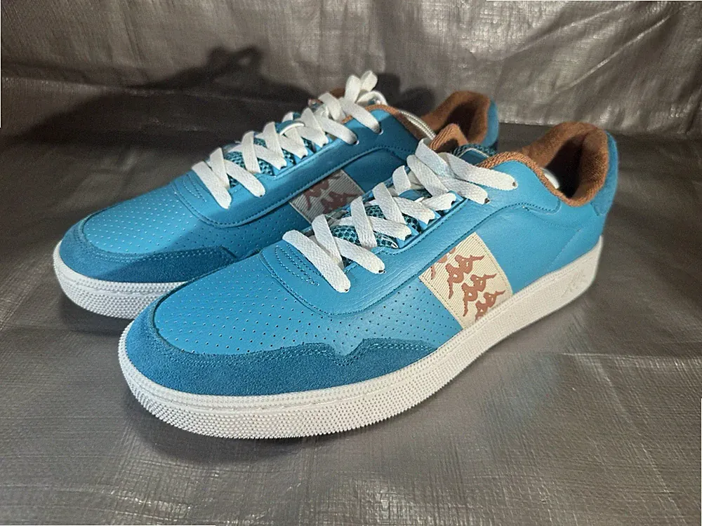 Kappa 222 Banda Barnel Shoes Blue/Brown Men’s 11.5