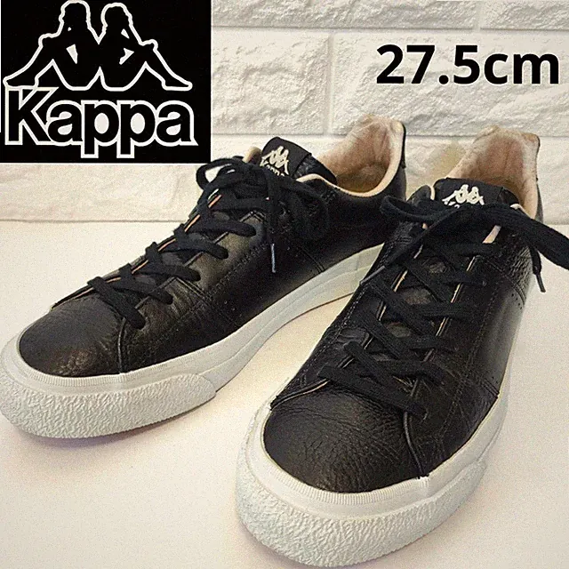 Kappa ASSO Leather Sneakers Black Size 26cm / US Men 8 / US Women 9