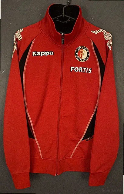 KAPPA MENS FC FEYENOORD ROTTERDAM 2008/2009 TRACK JACKET SOCCER FOOTBALL SIZE S