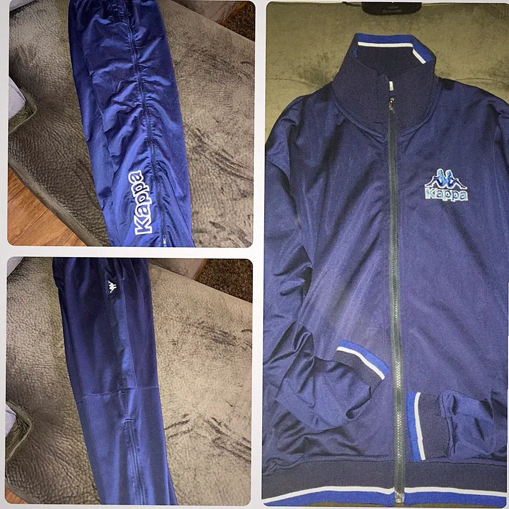Kappa VTG Soccer Training Jacket & Jogger Pants Size Men’s Large