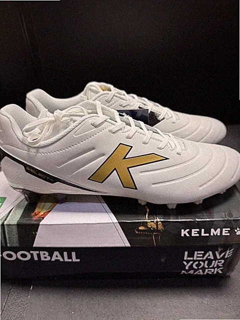 KELME CLEATS 56981 SELECTA MG WHITE SIZE US 10 EUR 44 NWB