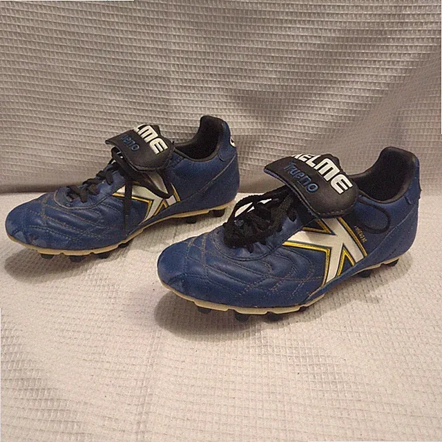 KELME TRUENO M VINTAGE K Blue LEATHER SIZE: 6.5 MADE IN SPAIN