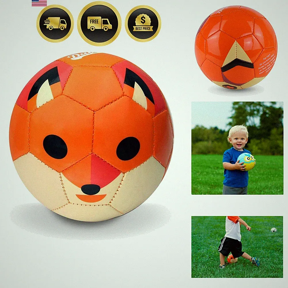 Kid and Toddler Soccer Ball - Size 1 and Size 3, Pump and Gift Box Included