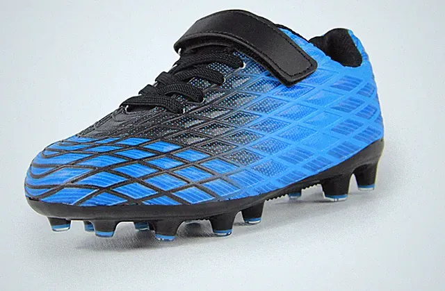 Kid's Firm Ground Soccer Cleats Boys and Girls Turf Athletic Football Shoes B...