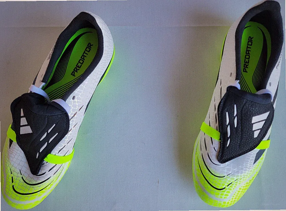 Youth Size 6 White/Black/Green Adidas Predator League FT FG Soccer Cleats JP9916