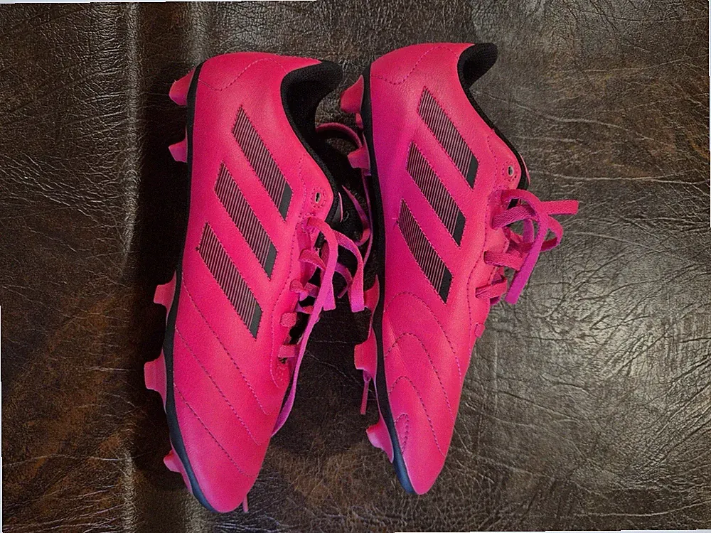 Kids Adidas Goletto VIII FG Soccer Cleats Girls Pink Black Size 5 B581