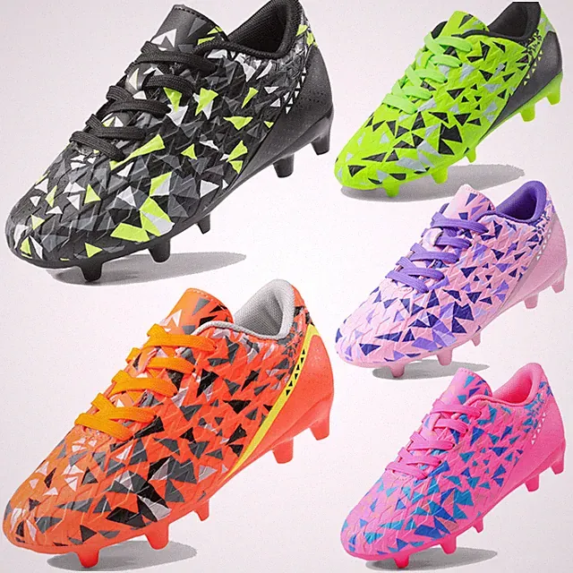 Kids Boys Girls Soccer Cleats Outdoor Indoor Sports Soccer Shoes Football Shoes