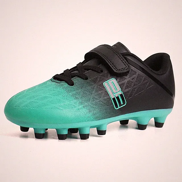 Kids Firm Ground Soccer Cleats Boys Girls Athletic Outdoor Football Shoes (13...