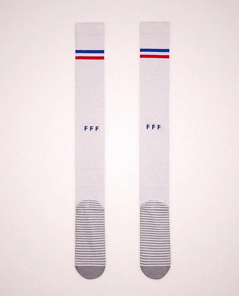 Kids Football/Soccer Socks France Strike Euro 2024 | White Nike