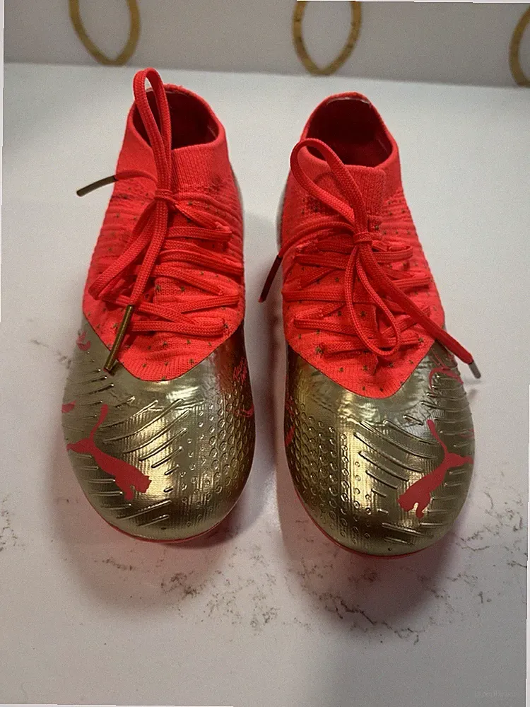 Kids Puma Future Z 2.4 Neymar JR FG/AG Soccer Cleats 107107-01 Size 11 US