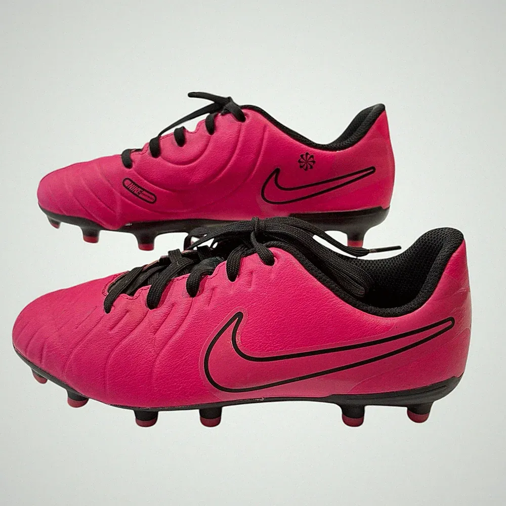 Kids Size 1Y Nike Girls Boys Soccer Cleats Shoes DV4352-600