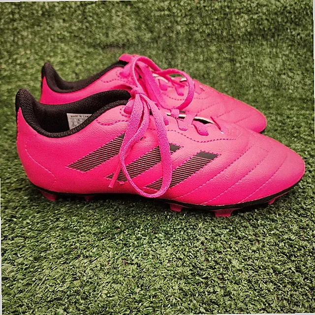 Kids Size 2 Adidas Goletto VIII Firm Ground Soccer Cleats Futbol Pink