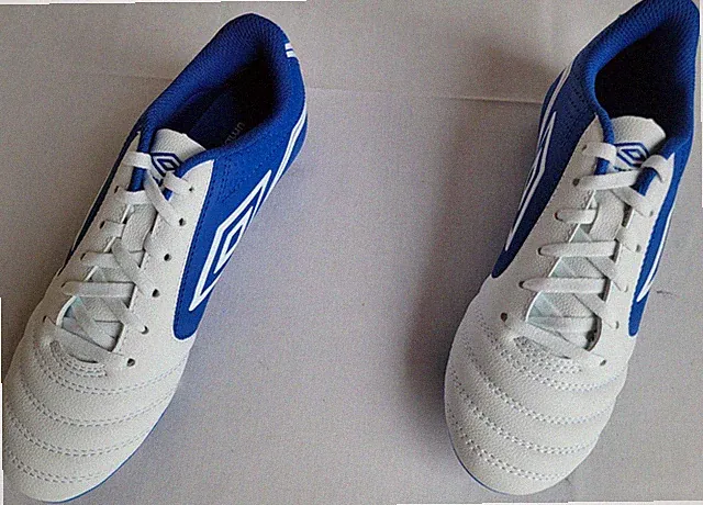 Kids Size 5 Royal Blue/White Umbro Classico XII FG - JNR Soccer Cleat 82006U DX4