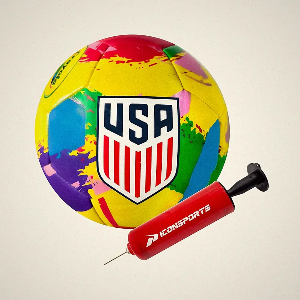Kids Soccer Ball Size 3 Multicolor Training Toy Ball for Toddlers and Youth