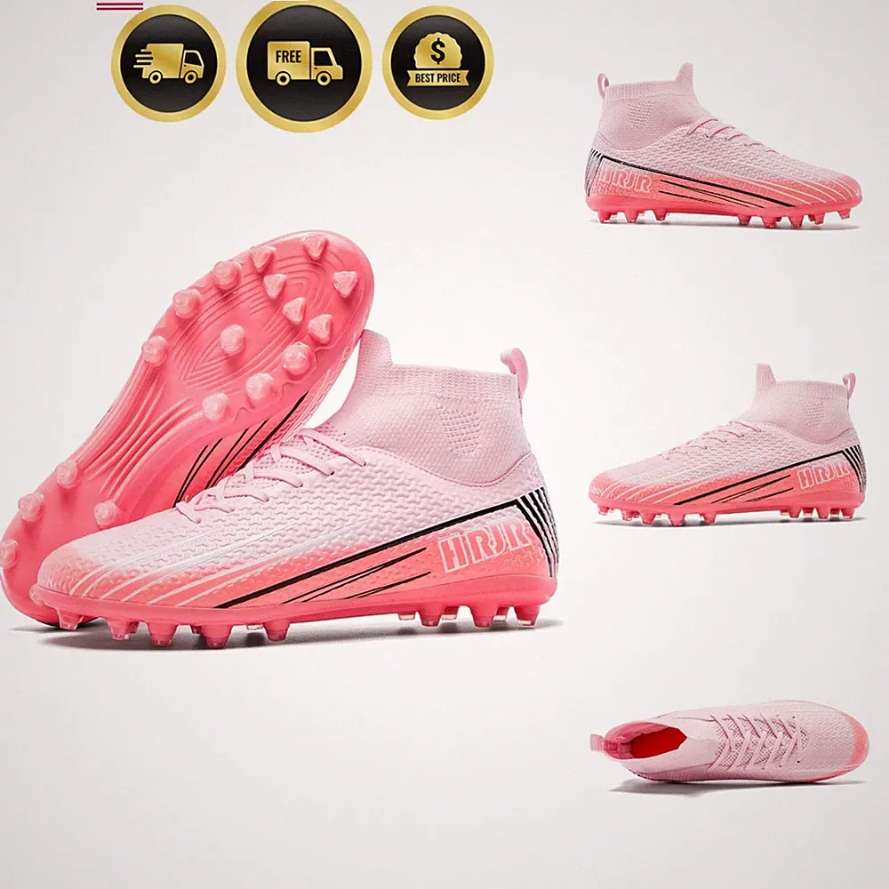 Kids Soccer Cleats High-top Training Football Cleats for Boys and Girls