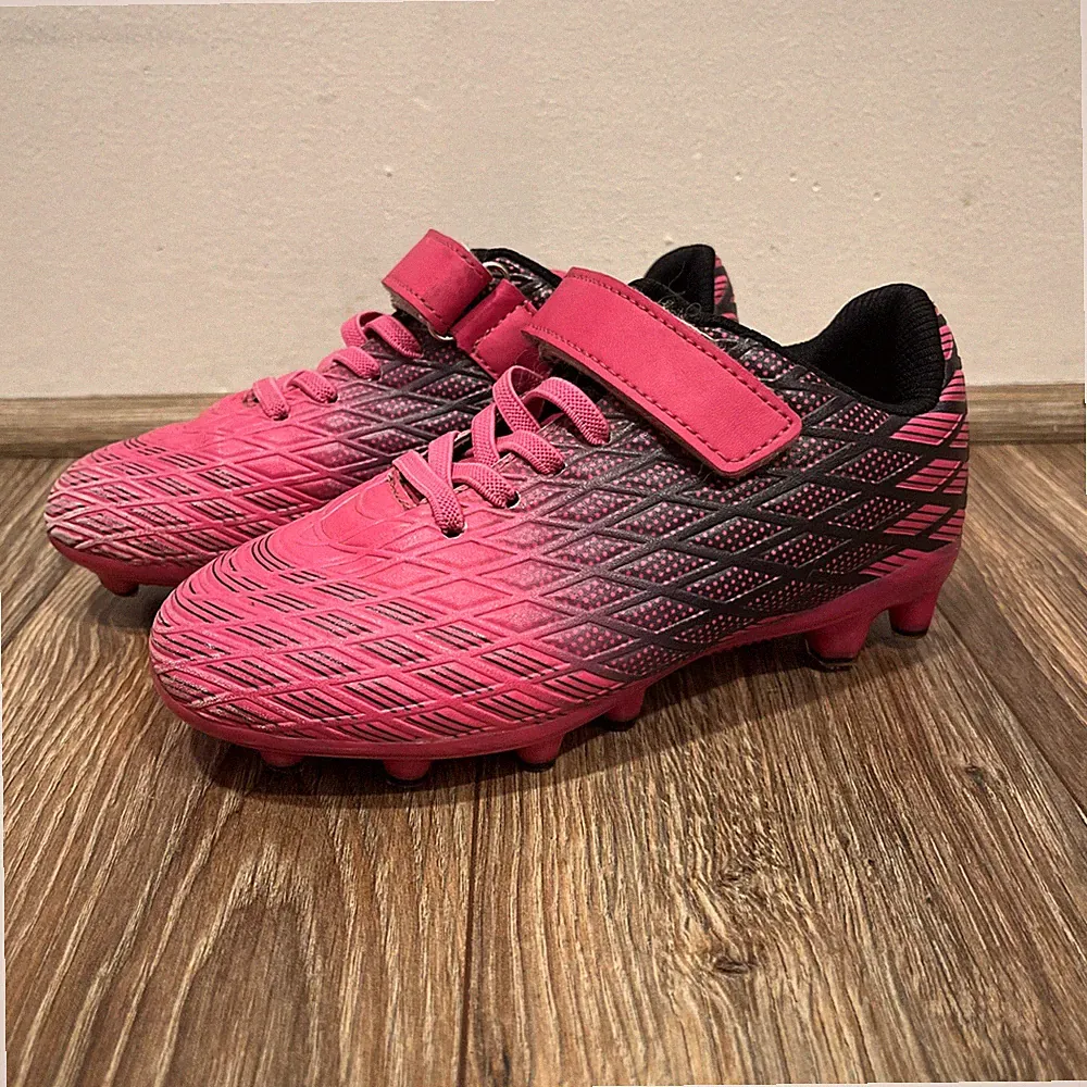Kids Soccer Cleats Little Kid Size 12 (EU Size 30) Sooneeya Pink And Black/Rose