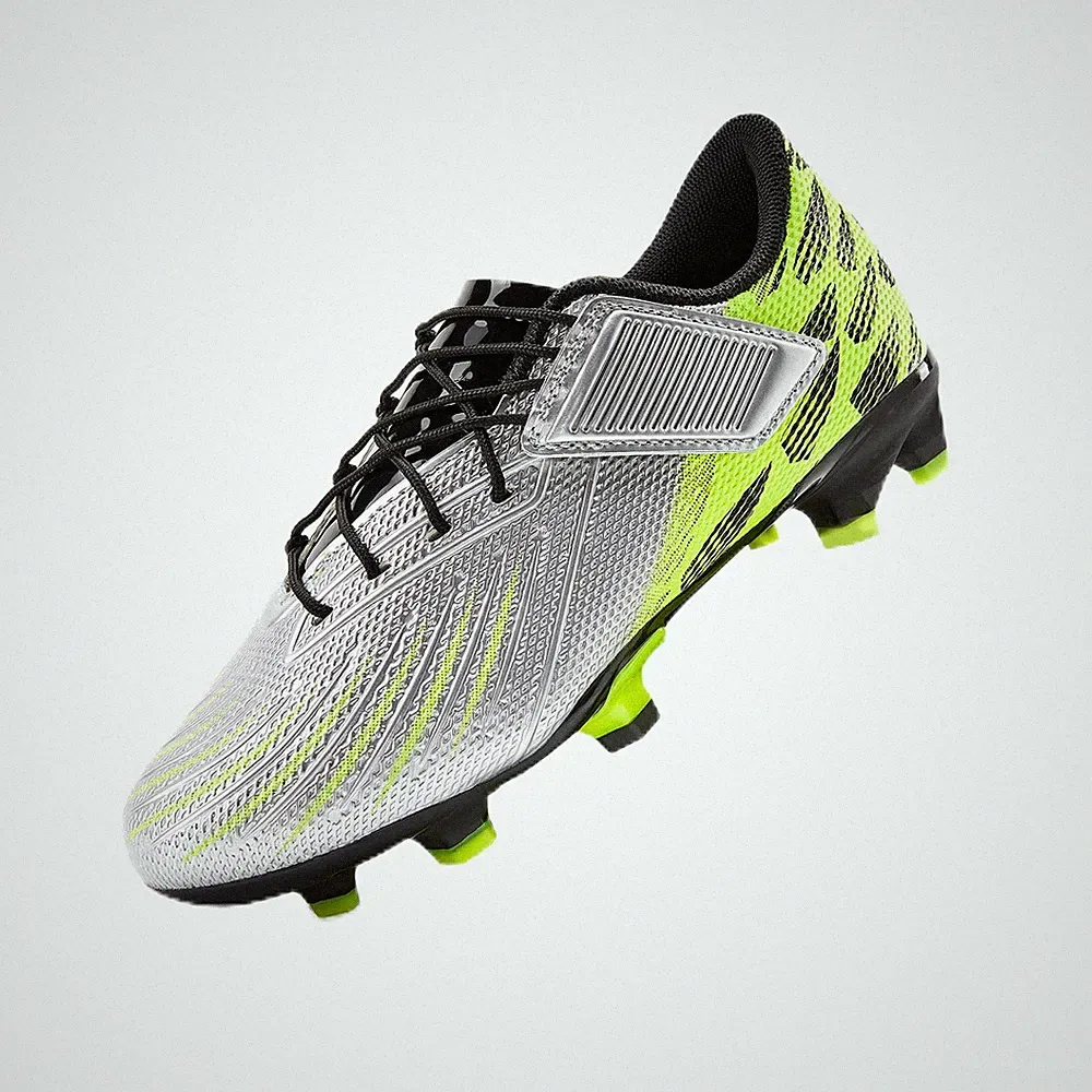 Kids Soccer Cleats – Outdoor Firm Ground and Turf Football Training Shoes for...