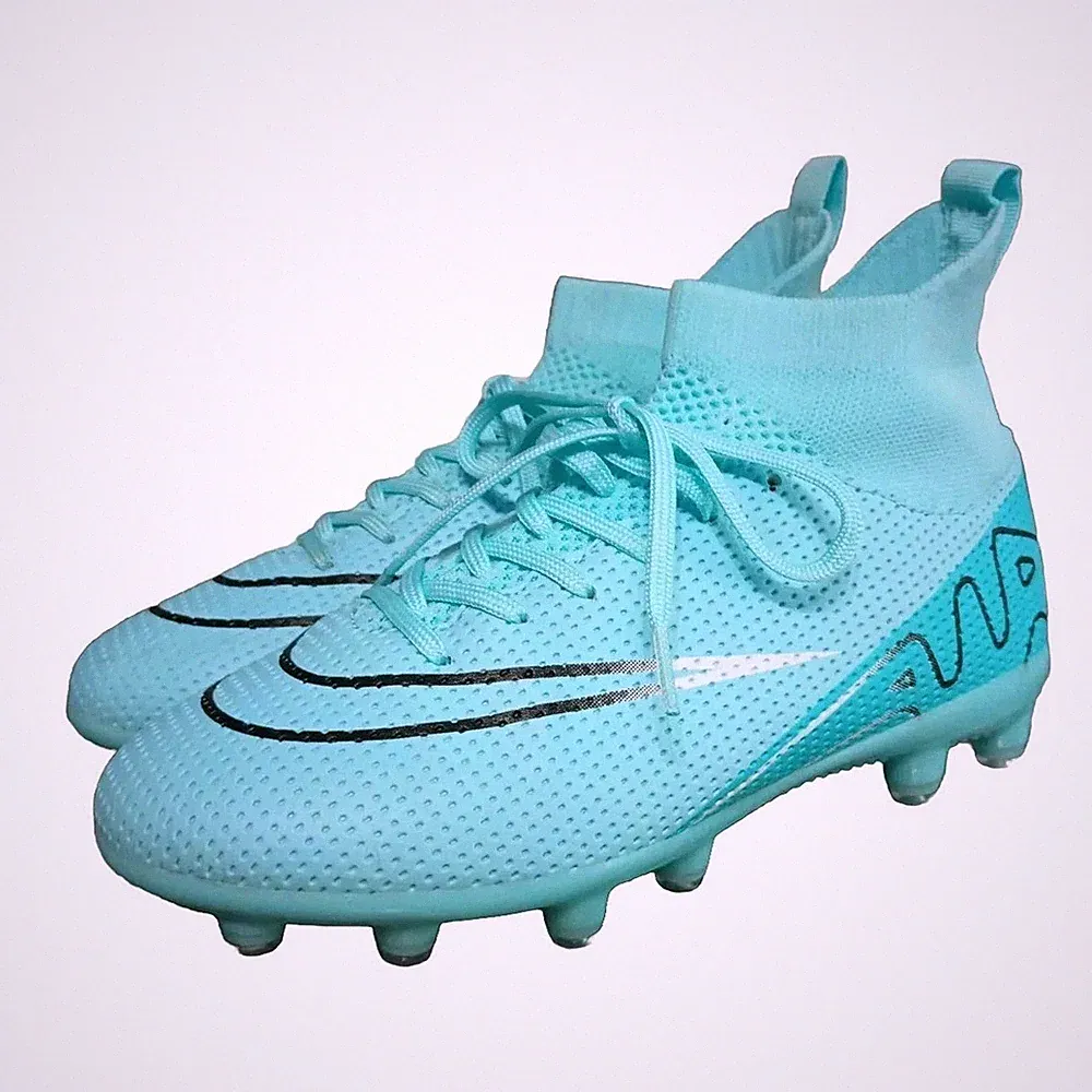 Kids Soccer Cleats Women Indoor Soccer Shoes High-Top Outdoor Indoor