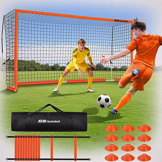 Kids Soccer Goals for Backyard 12x6ft Portable Soccer Nets Toddler Soccer Goal