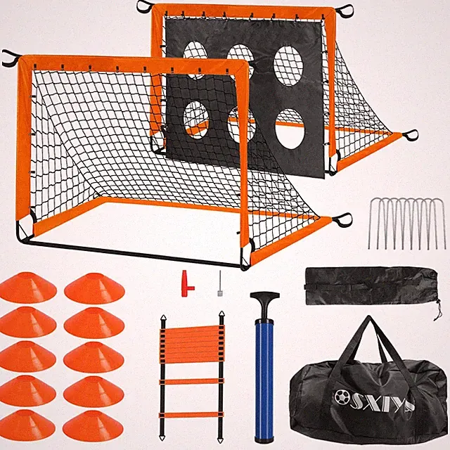 Kids Soccer Goals for Backyard, Portable Soccer Goal Pop Up Soccer Net