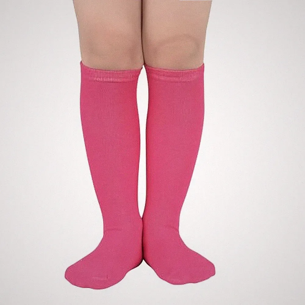 Kids Soccer Socks Knee High Cotton Athletic Tube Socks for Boys and Girls Kid