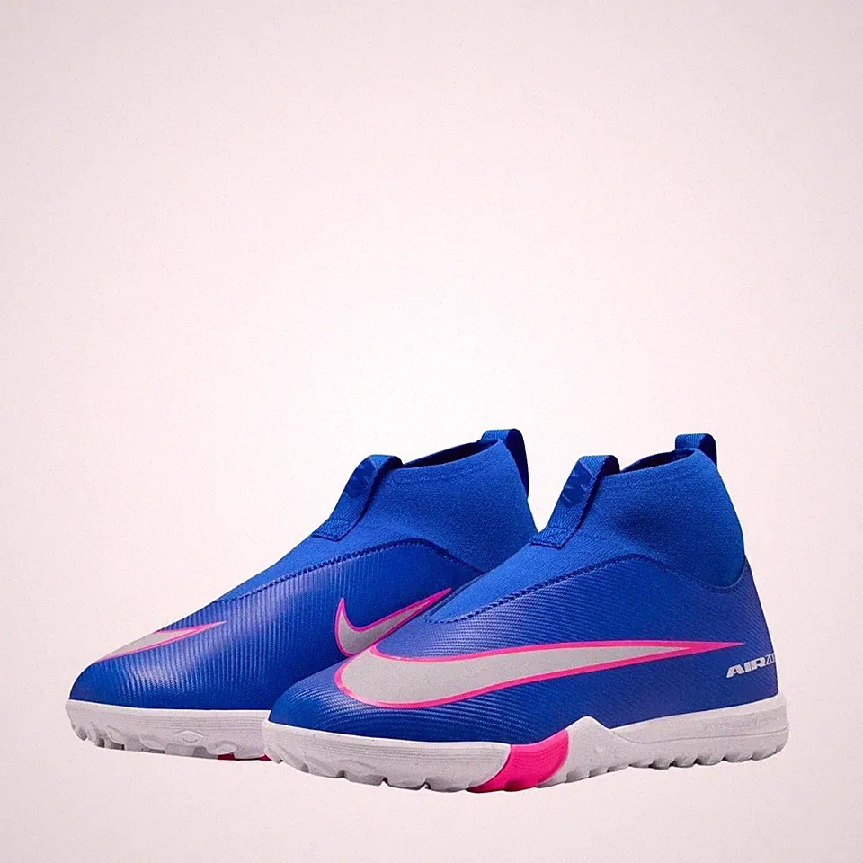 Kids Zoom Mercurial Superfly Academy 10 TF Turf Soccer Shoes Sz 4.5Y FQ8310-446