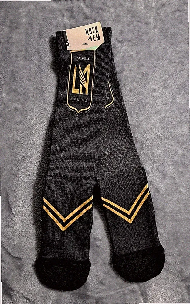 ⚽ LA Football Club Large/XL Socks – New With Tags – MSRP $22.99 ! ⚽