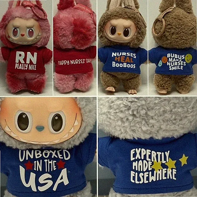 Labubu Pendant Fun Tees & outfits special day Mother's Nurse's Kids Sports