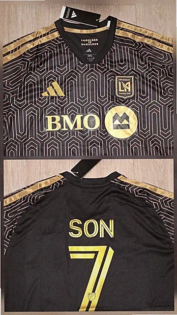 LAFC 2026 Black Home Jersey - Son #7 - Sizes S-XL Fan Edition