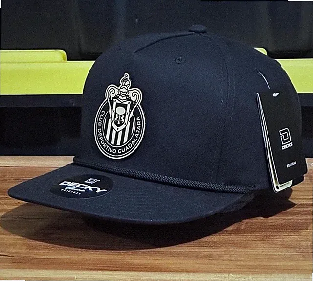 Las Chivas Soccer Team SnapBack Hat DeckyHats Black Color Hat