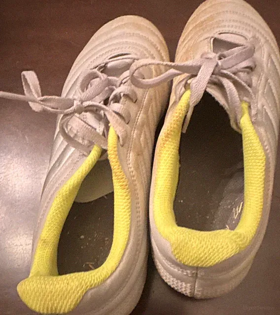 Light grey and neon green Soccer Cleats for Soccer