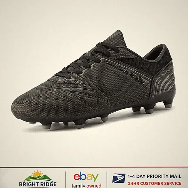 Lightweight Men's Athletic Cleats for Football and Soccer - Lace Up Style