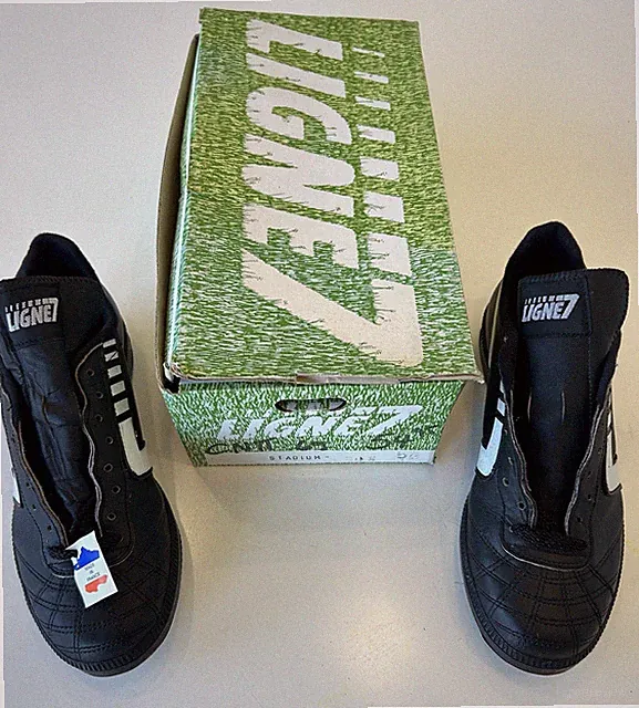 Ligne 7 Noel Stadium Indoor Cleats w/Box Vintage New Rare Sz 5.5 Made in France