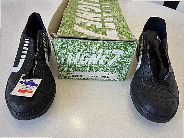 Ligne 7 Noel Stadium Indoor Cleats w/Box Vintage New Rare Sz 7.5 Made in France